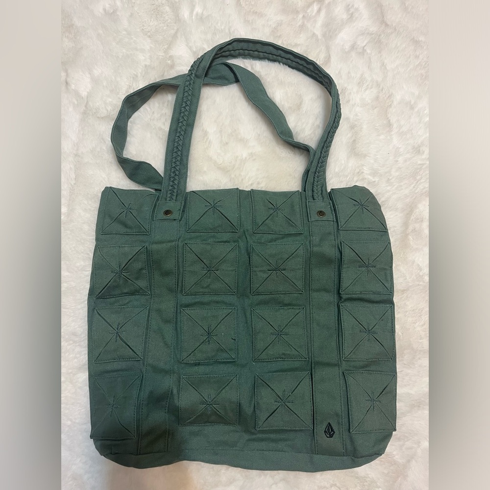 Green Volcom bag